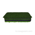 Indoor Foldable Grass Golf Mat ດ້ວຍຖານຢາງ
